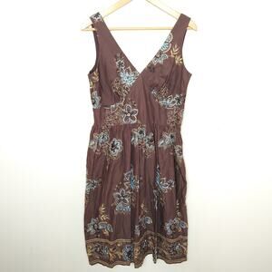 Sheri Martin Floral Embroidered Dress